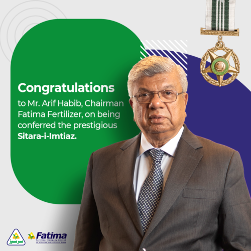 Mr. Arif Habib, Chairman Fatima Fertilizer PAKISTAN'S FASTEST GROWING